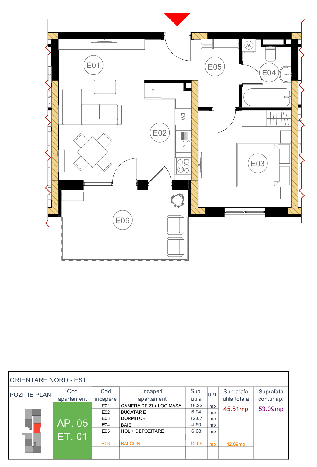 Plan apartament 05